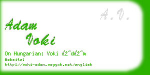 adam voki business card